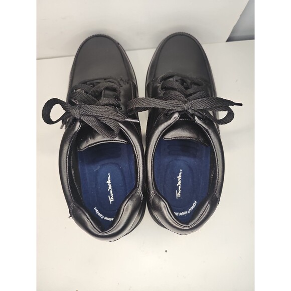 NEW Vintage Thom McAn 9.5 W Men\'s Lace-Up Oxford Leather Walker Shoe Blk #84173 main image 6